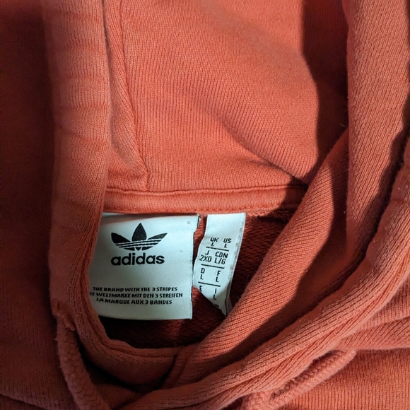 Large Adidas hoodie with zip pockets - Picture 2 of 2